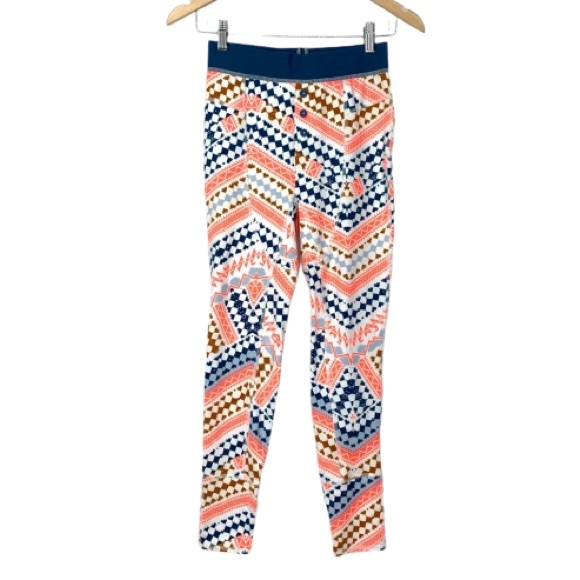 Free People Movement Geometric Boho Fireside Base Layer Leggings Nwot Size Small - Picture 2 of 16